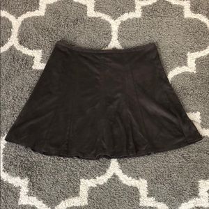 The Limited faux suede skirt